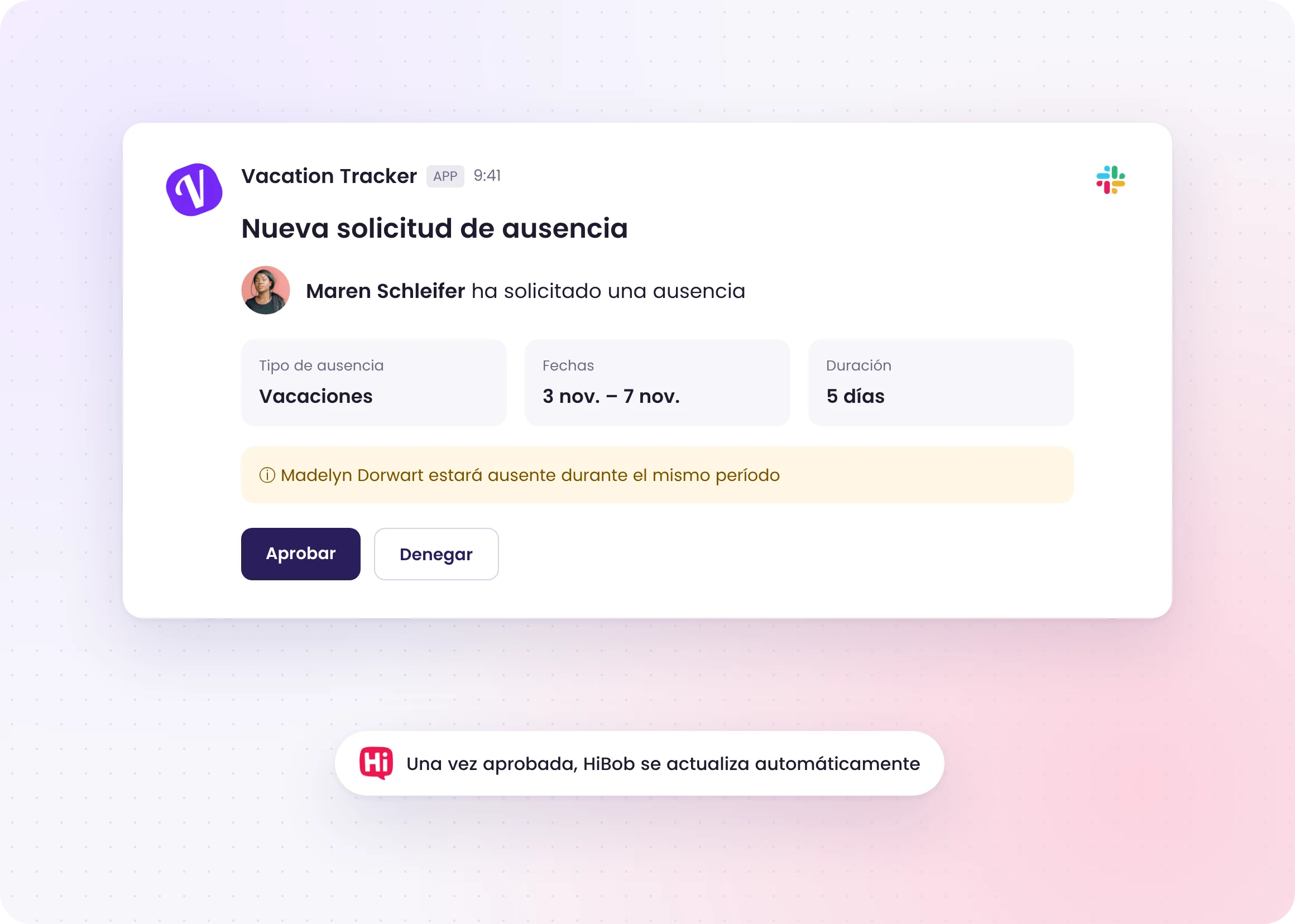 Quién está fuera, a la vista de todo el equipo