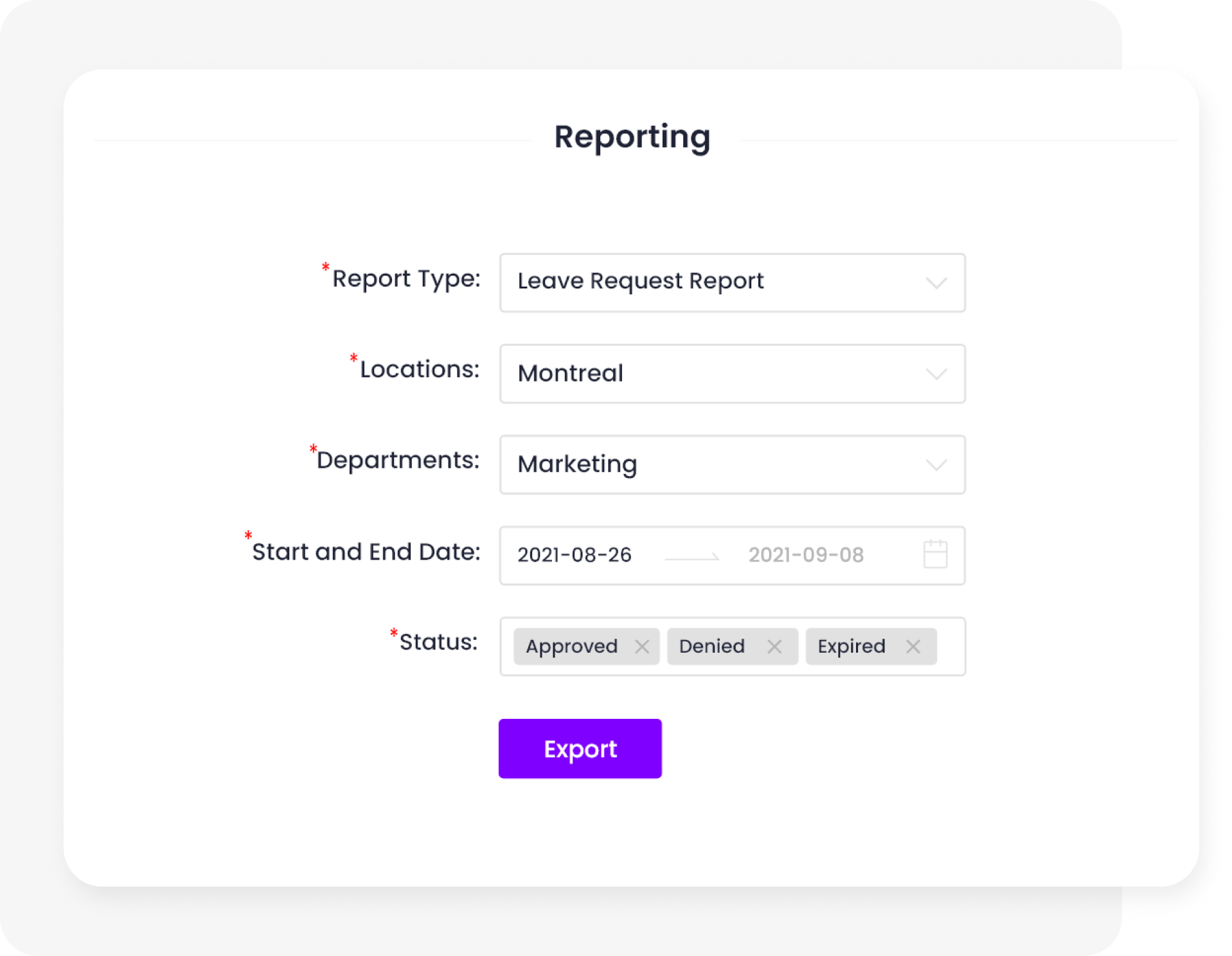 Reporting made easy