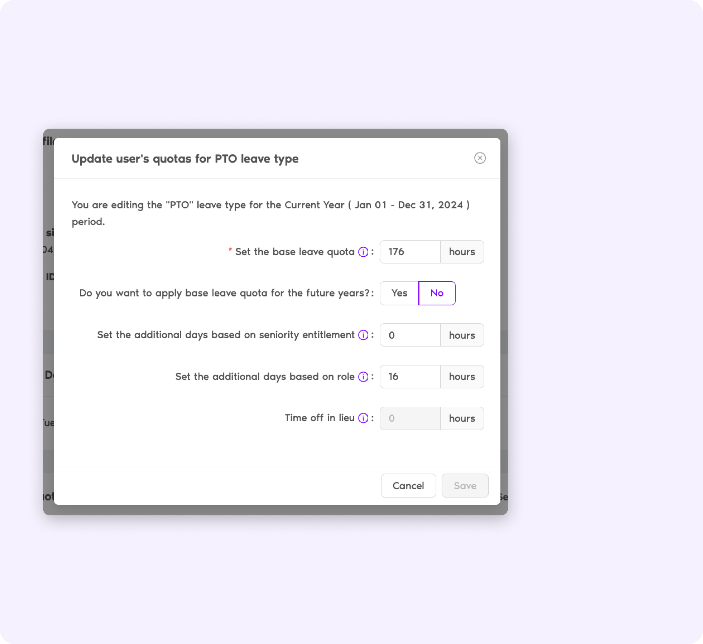 Automate Leave Balances